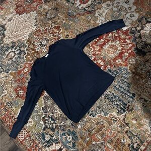 Alternative Deep Blue Long Sleeve Top